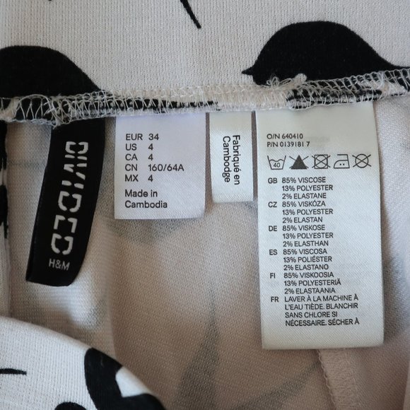 H&M Bird Patterned Circle Skirt - Picture 10 of 10